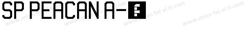 SP PeaCan A字体转换
